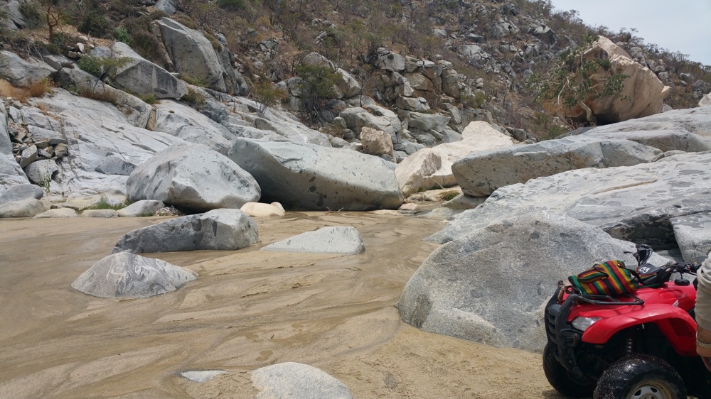 Muddy sand near Candelaria