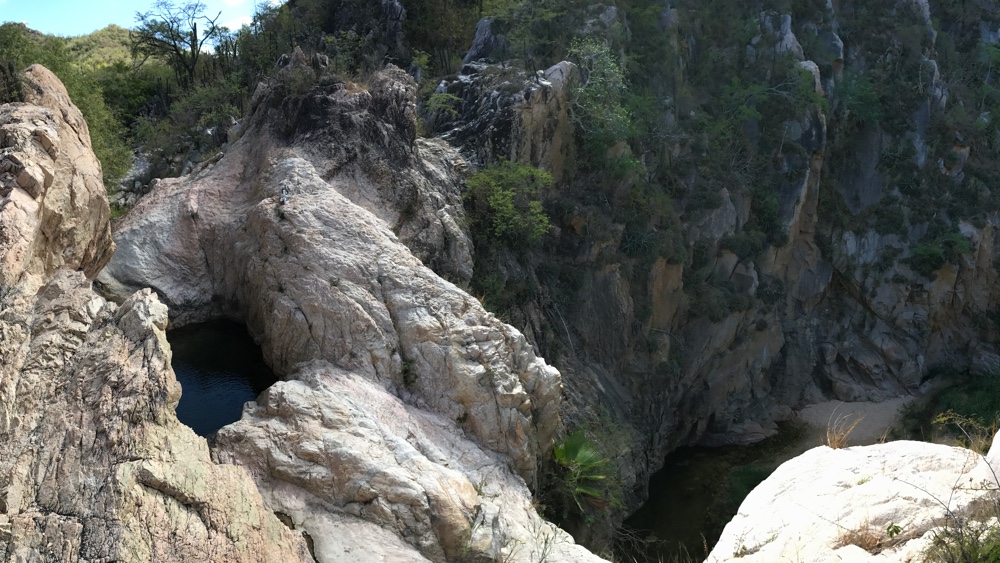 A waterfall near Candelaria